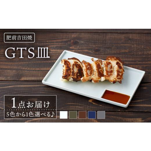 ふるさと納税 食器・グラス 皿 佐賀県 嬉野市  肥前吉田焼 GTS皿 オリーブ 1点 江口製陶所 NAZ113 肥前吉田焼 やきもの 焼き物 うつわ 器 さら 皿 オリーブ_1