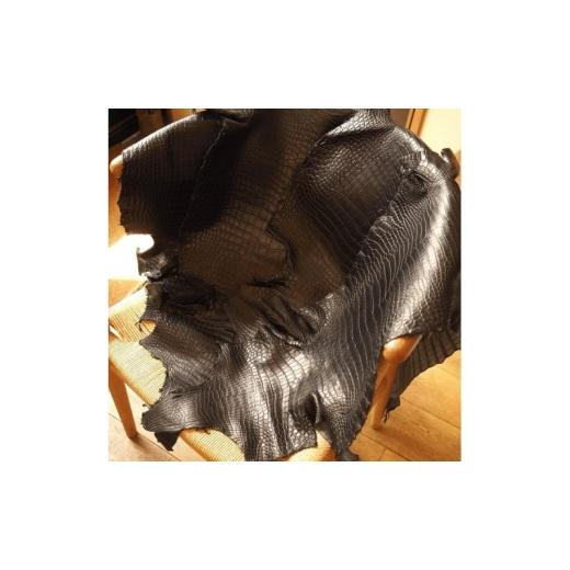 ふるさと納税 財布 福岡県 福岡市  福岡市 Cornoblu　クロコダイル　総手縫いによるミニマムウォレットの画像