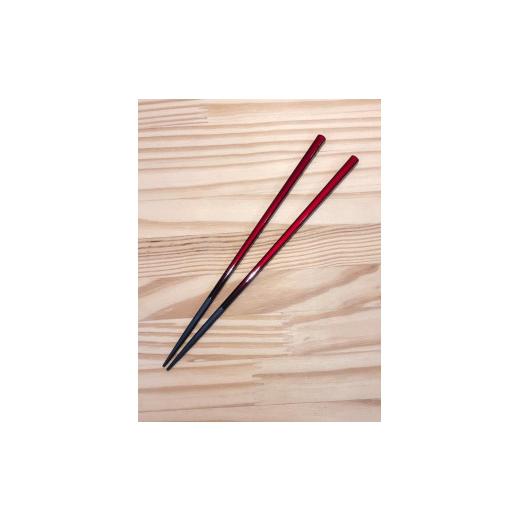 ふるさと納税 食器・グラス 箸 宮城県 仙台市 玉虫塗 一膳箸 食器・箸・玉虫・塗箸 カラー:赤 カラー:赤