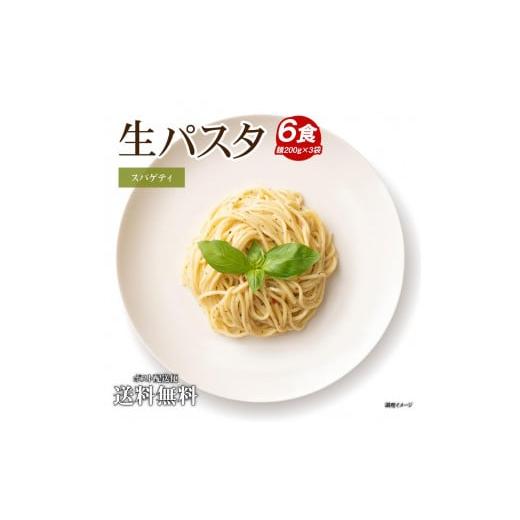 ふるさと納税 香川県 坂出市 生パスタ 麺のみ 6食(200g×3袋)スパゲティ |パスタ麺 生麺 もっちり