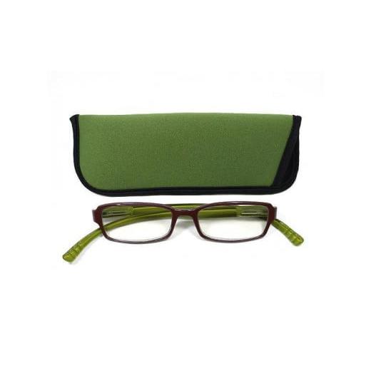 ふるさと納税 雑貨・日用品 兵庫県 神戸市 ネックリーダーズスタンダード_寒色_グリーン×ブラウン+2.00_2217D グリーン×ブラウン+2.00