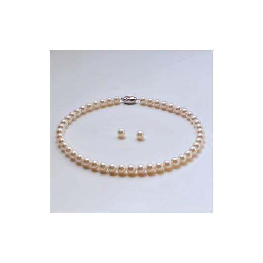 ふるさと納税 アクセサリー ネックレス 三重県 志摩市 人生を彩る大粒パール、8.5mmのネックレスセット(ピアスセット) / あこや ネックレス セット 真珠 伊…