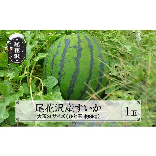 ふるさと納税 山形県 尾花沢市 先行予約 尾花沢産すいか 3Lサイズ 約8kg×1玉 7月中旬〜8月中旬頃発送 令和6年産 2024年産 農産加工 ※沖縄・離島への配送不可…