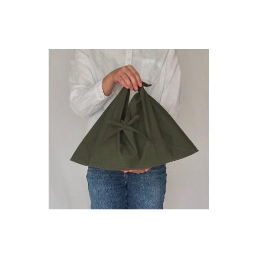 ふるさと納税 雑貨・日用品 奈良県 田原本町 あづま袋 (エコバッグ) カラー カーキ Mサイズ 1セット / Maco サブバッグ 風呂敷 手ぬぐい 奈良県 田原本町