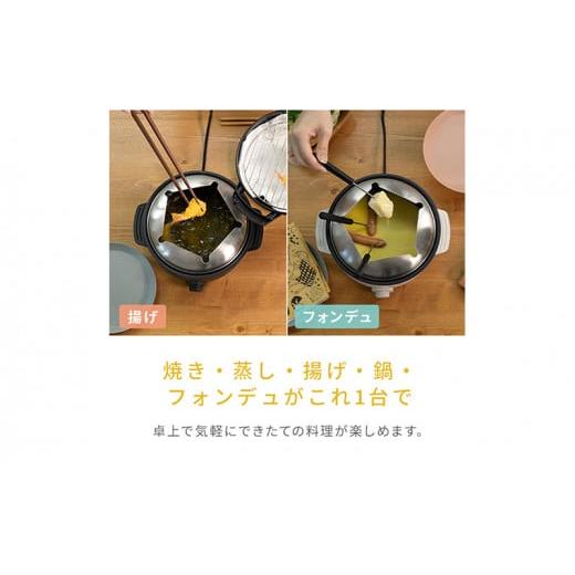 ふるさと納税 キッチン家電 岐阜県 中津川市 卓上電気小鍋 デキタテポット YMCP-S650(W)R7J70 F4N-2563
