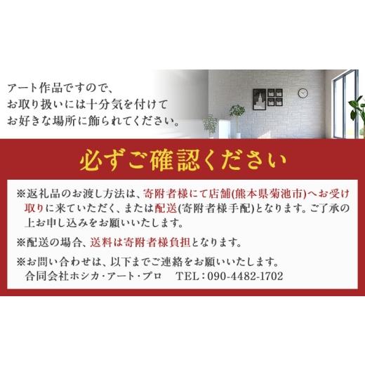 ふるさと納税 雑貨・日用品 インテリア 熊本県 菊池市 アート作品 花に群がる11匹の蝶 ホシカ・アート・プロ 芸術作品 錯視 アート 芸術品 インテリア_5
