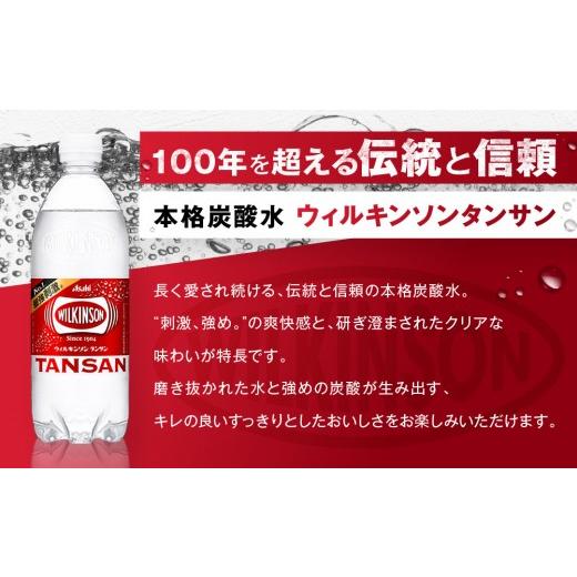 ふるさと納税 炭酸飲料 ソーダ水 愛知県 名古屋市  定期便4か月 アサヒ 炭酸水 ウィルキンソンタンサン ペットボトル 500ml 1ケース×4か月_2