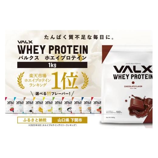 ふるさと納税 スポーツ・アウトドア 山口県 下関市 ベリー風味 VALX ホエイプロテイン 1kg ベリー風味