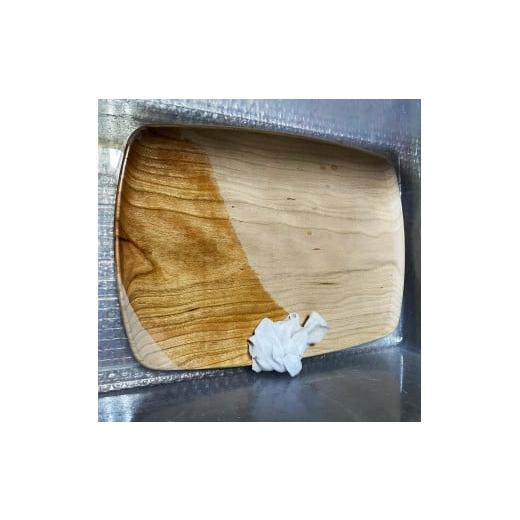 ふるさと納税 雑貨・日用品 千葉県 南房総市 木製 トレイ まあるい形360×260 無垢一枚板浅彫りトレー カフェトレイ受注生産（チェリー薄赤茶） mi0037-0031-1… |  | 07