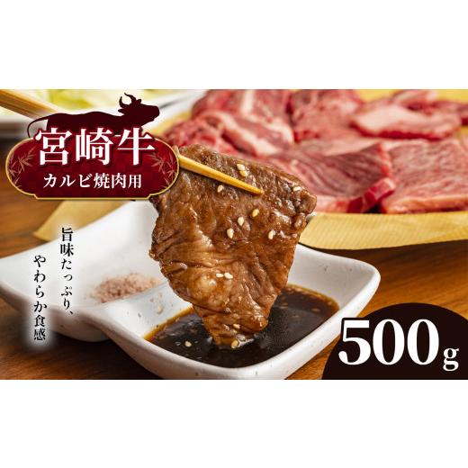 ふるさと納税 牛肉 焼肉・バーベキュー 宮崎県 五ヶ瀬町 宮崎牛 カルビ焼肉 500g 宮崎県産 黒毛和牛 A4 〜 A5 等級 | 肉 にく お肉 おにく 牛 牛肉 和牛 カル…