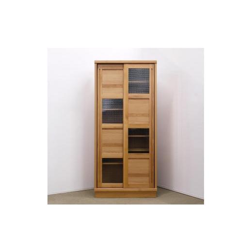 ふるさと納税 家具 収納家具 福岡県 大川市 80 カップボード ハッピー Aタイプ NA色 NA色