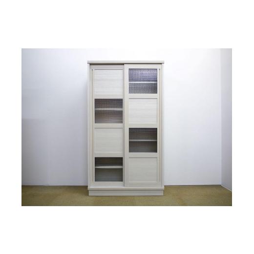 ふるさと納税 家具 収納家具 福岡県 大川市 100 カップボード ハッピー Aタイプ BR色 BR色_1