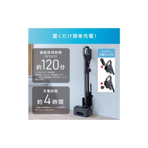 ふるさと納税 電化製品 宮城県 大河原町 掃除機 スティッククリーナー daspo コードレス SCD-190P-H グレー アイリスオーヤマ 家電 電化製品 コードレス掃除機…の画像