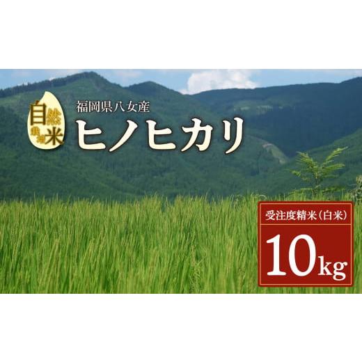 ふるさと納税 福岡県 八女市 [2024年11月発送開始][令和6年度新米]自然栽培米ヒノヒカリ10kg