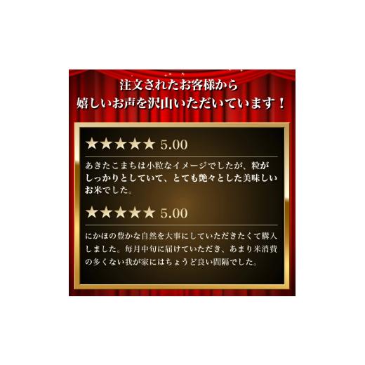 ふるさと納税 米 あきたこまち 秋田県 にかほ市 米 定期便 全6回 秋田県産 あきたこまち 4kg (2kg×2)×6回 計24kg 令和7年産土づくり実証米 JAしんせい 精米 …_2