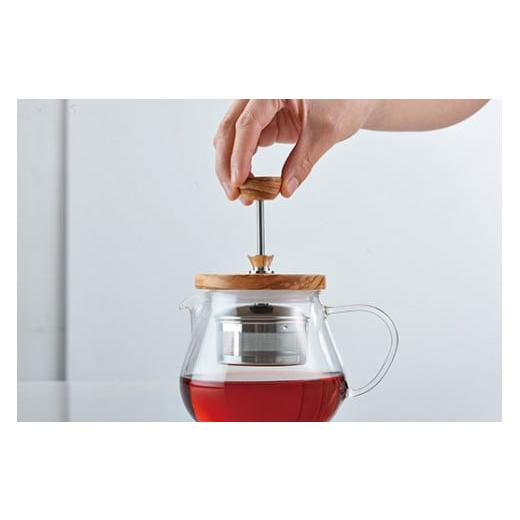 ふるさと納税 食器・グラス セット 茨城県 古河市 HARIO ティーポット＆カップ・ソーサー 2客セット「サークルR」シリーズ［TEO-70-OV］［HTW-CS-C-R］｜ハリ…の画像