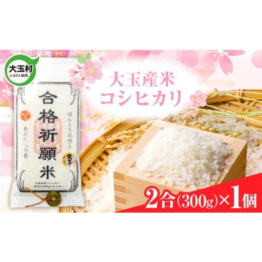 ふるさと納税 米 コシヒカリ 福島県 大玉村 令和7年産 合格祈願米 コシヒカリ 真空米 2合 ( 300g )×1個 受験 御利益合格 ご祈祷 願掛け as-skgk01-R7 2合 ( …
