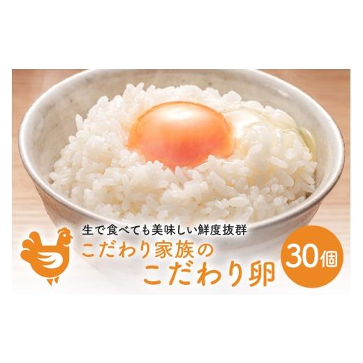 ふるさと納税 卵（鶏、烏骨鶏等） 広島県 安芸高田市  No.5895-0600 卵 こだわり家族のこだわり卵 30個 セット 広島 安芸高田市 たまご 鶏卵_1