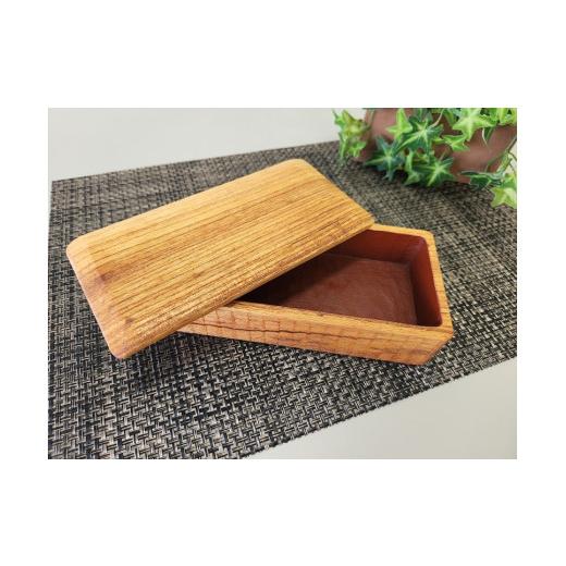 ふるさと納税 木工品・竹工品 沖縄県 東村 センダンの木で作ったお弁当箱 くりもの （1つ） センダン_1