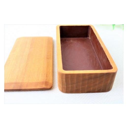 ふるさと納税 木工品・竹工品 沖縄県 東村 センダンの木で作ったお弁当箱 くりもの （1つ） センダン_2