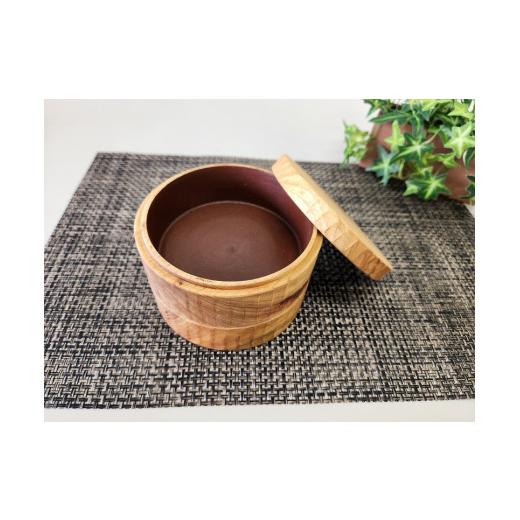 ふるさと納税 食器・グラス 弁当箱 沖縄県 東村 クスノキの木で作ったお弁当箱まる1つ(2段) クスノキ