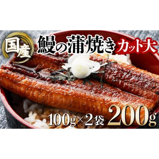 ふるさと納税 高知県 東洋町 国産うなぎカット大 合計200g(100g×2袋)ウナギ 鰻 高知県 東洋町 四国 お取り寄せ 家庭用 自宅用 贈り物 ギフト タレ・山椒付…