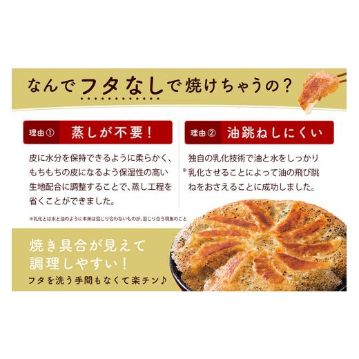 ふるさと納税 群馬県 板倉町 大阪王将 羽根つき餃子味噌だれ付き 12袋セット｜furusatochoice｜07