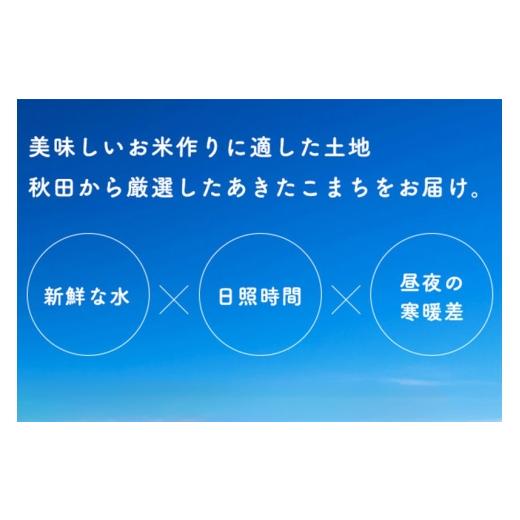 ふるさと納税 米 あきたこまち 秋田県 三種町 《定期便4ヶ月》 白米 あきたこまち 5kg 秋田県産 令和7年産 こまちラインの画像