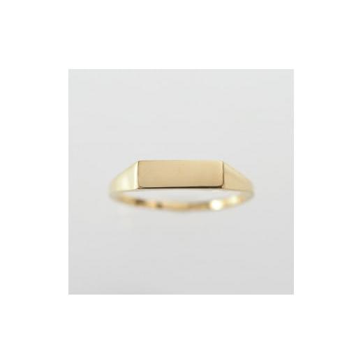 ふるさと納税 アクセサリー リング 山梨県 甲府市 サイズ:14号 [ 甲府ジュエリー ]K18 印代の指輪 26867 サイズ:14号