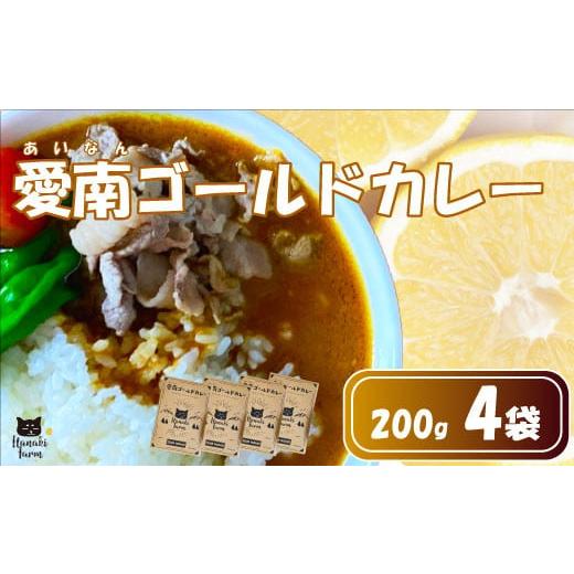 ふるさと納税 加工品等 レトルト 愛媛県 愛南町 レトルトカレー 4食 愛南ゴールド 風味 カレー レトルト 河内晩柑 ごはん お米 新米 米 にんじん 人参 じゃが…