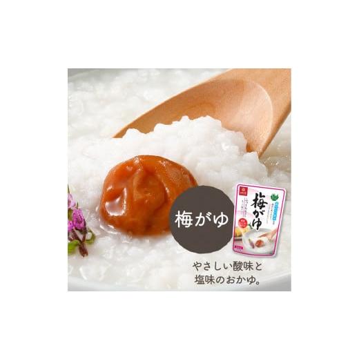 ふるさと納税 加工品等 レトルト 山梨県 富士吉田市 3か月定期便 梅がゆ　24食 防災 保存 ストック 防災グッズ 備蓄 山梨 富士吉田