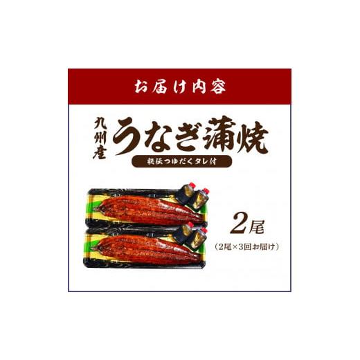 ふるさと納税 うなぎ 福岡県 中間市 3回定期便 九州産うなぎ蒲焼2尾　秘伝つゆだくタレ付 001-0383_8