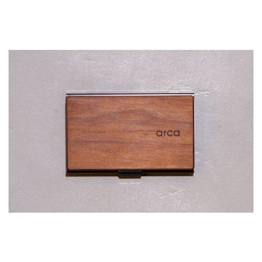 ふるさと納税 小物 長野県 諏訪市 スモークメープル arca 名刺ケース /CHAANY 木製 名刺入れ メンズ レディース 名刺ケース 天然木 名刺 就職祝い 内定祝い …