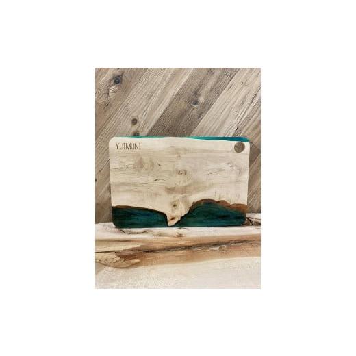 ふるさと納税 陶磁器・漆器・ガラス 愛知県 名古屋市 レジンカッティングボード メタリックグレー×蛍光イエロー 色:メタリックグレー×蛍光イエロー