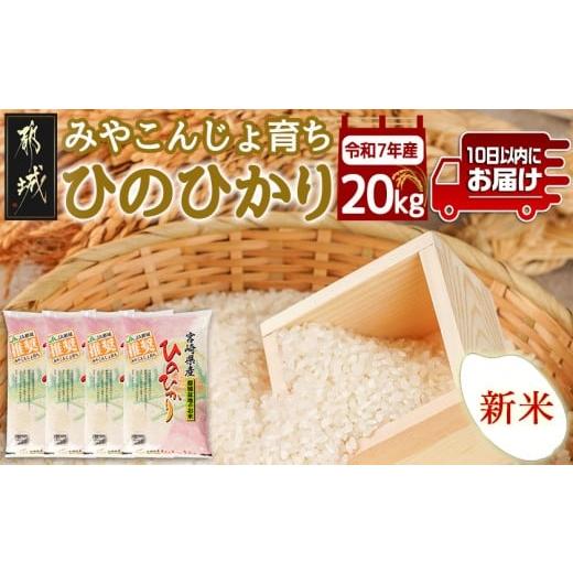 ふるさと納税 米 ヒノヒカリ 宮崎県 都城市 みやこんじょ育ち都城産ひのひかり20kg みやこんじょ特急便 _59-K701-Q_(都城市) 都城産 ひのひかり 20kg 5kg×4袋…