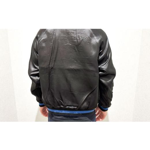 ふるさと納税 服 神奈川県 横須賀市  Lサイズ 護衛艦きりしま柄刺繍スカジャン 服 ジャケット じゃけっと スカジャン すかじゃん おしゃれ かっこいい 護衛艦 …の画像