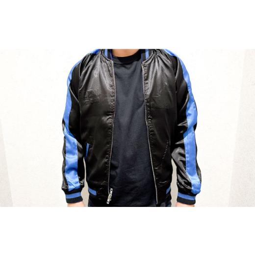 ふるさと納税 服 神奈川県 横須賀市  Lサイズ 護衛艦きりしま柄刺繍スカジャン 服 ジャケット じゃけっと スカジャン すかじゃん おしゃれ かっこいい 護衛艦 …の画像