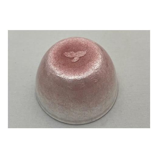 ふるさと納税 食器・グラス お猪口・ぐい呑み・盃 長野県 諏訪市 [受注生産] 春・桜の薄桃色 総銀張七宝『酒杯』小/ 赤羽七宝舎 七宝 贈り物 ギフト 酒器 …