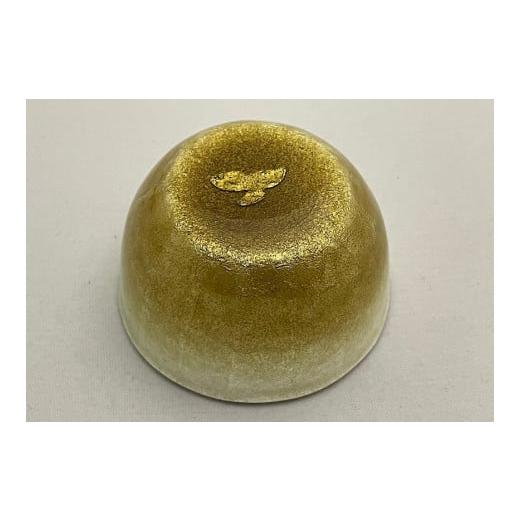 ふるさと納税 食器・グラス お猪口・ぐい呑み・盃 長野県 諏訪市 [受注生産] 秋・稔りの金色 総銀張七宝『酒杯』小/ 赤羽七宝舎 七宝 贈り物 ギフト 酒器 …