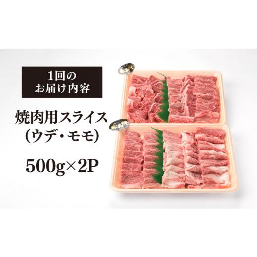 ふるさと納税 牛肉 焼肉・バーベキュー 福岡県 糸島市  全12回定期便 ( まるごと 糸島 ) A4 ランク 糸島 黒毛和牛 焼肉 用 スライス １kg 糸島市 ／ 糸島ミー…_4