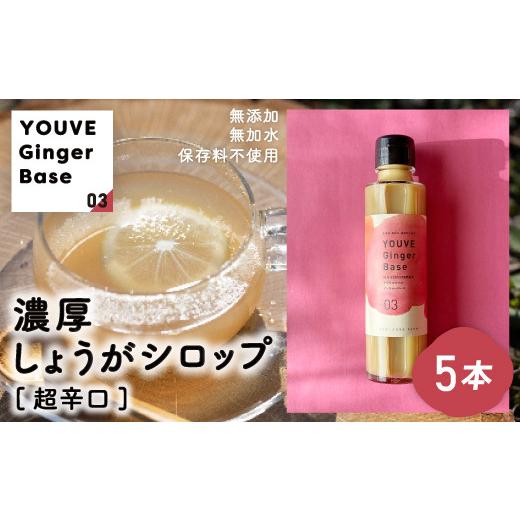 ふるさと納税 加工品等 高知県 四万十市 生姜好きさんにオススメ 濃厚 しょうがシロップ 5本セット 超辛口 国産 生姜シロップ 自家製 生姜 しょうが ショウガ …