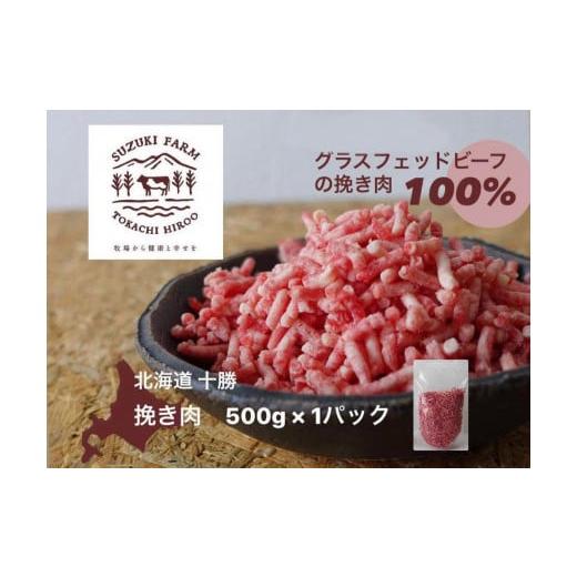ふるさと納税 北海道 広尾町 グラスフェッド100%の牛挽き肉 500g×1パック(AC0043)