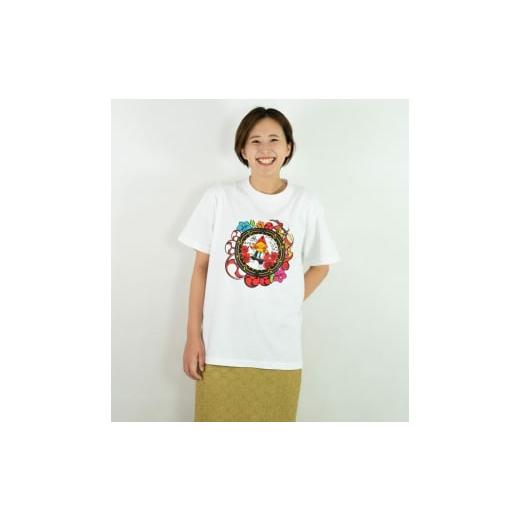 ふるさと納税 服 男 沖縄県 沖縄市 沖縄市 マンホールTシャツ エイ坊 (白 / XLサイズ) Tシャツ 半袖 キャラクター メンズ レディース 沖縄市 白色 沖縄市/株…