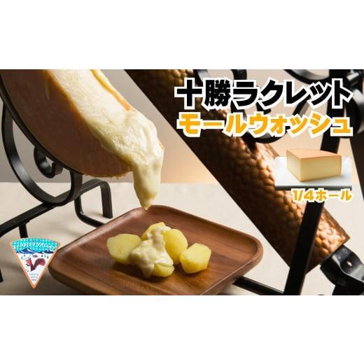 ふるさと納税 加工品等 チーズ 北海道 新得町 十勝 ラクレット モールウォッシュ 1/4ホール | 広内エゾリスの谷チーズ社