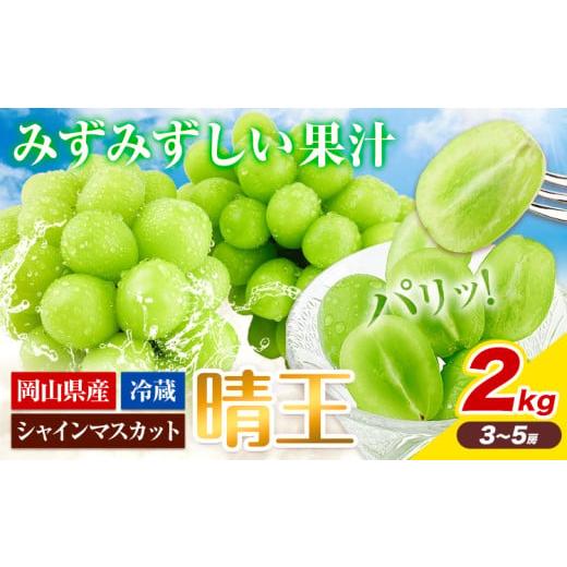 ふるさと納税 ぶどう マスカット 岡山県 浅口市 2026年先行予約 ぶどう シャインマスカット 晴王 約2kg 3房-5房 岡山県産[2026年9月上旬-10月末頃出荷] ハ…