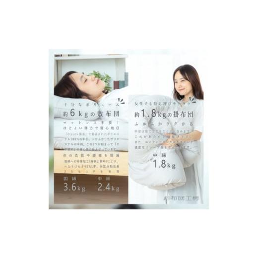 ふるさと納税 タオル・寝具 敷布団 栃木県 小山市 APHRODITA 寧々布団セット ボリュームタイプセミダブルロング日本製 創業150年の信頼と実績 1355129の画像