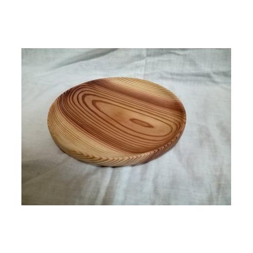 ふるさと納税 木工品・竹工品 鳥取県 八頭町 きらめ樹 間伐材 丸皿