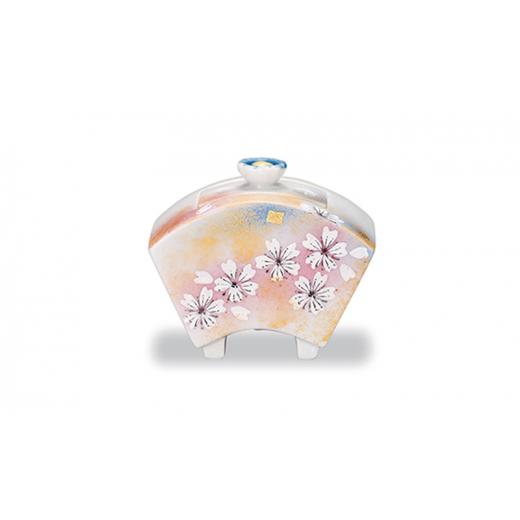 ふるさと納税 陶磁器・漆器・ガラス 石川県 能美市  No.5784-1240 2.5号香炉　花の舞 民芸品 工芸品 雑貨 日用品 インテリア 香り 小物_1