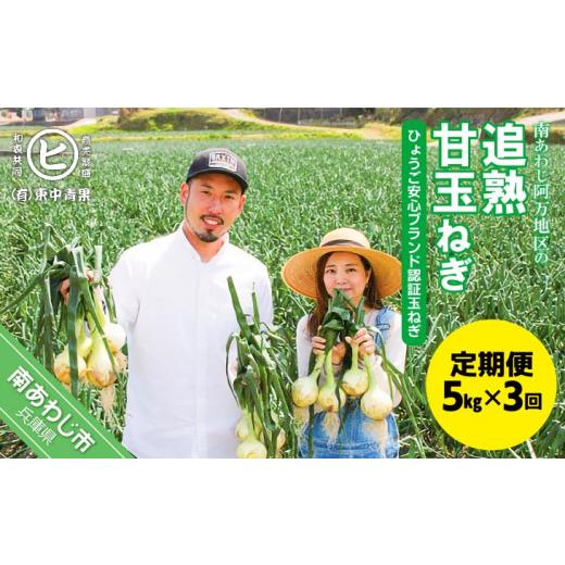 ふるさと納税 野菜類 玉ねぎ 兵庫県 南あわじ市  3ヶ月定期便 「追熟甘玉ねぎ」５kgの画像