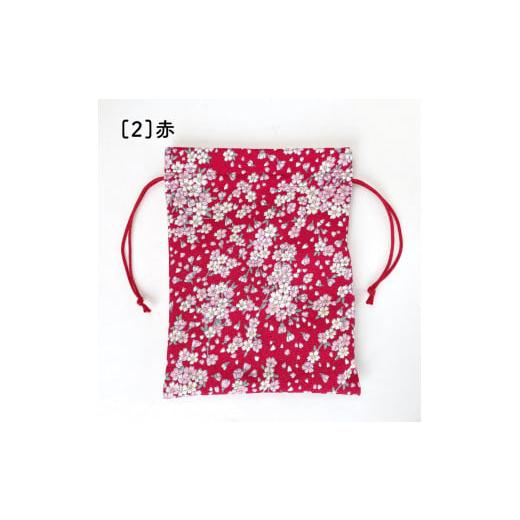 ふるさと納税 カバン 滋賀県 彦根市 赤 御朱印帳袋(巾着) 赤